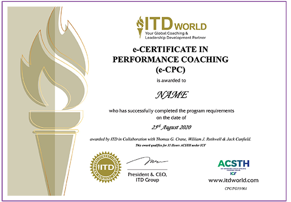 Performance Coaching Certification